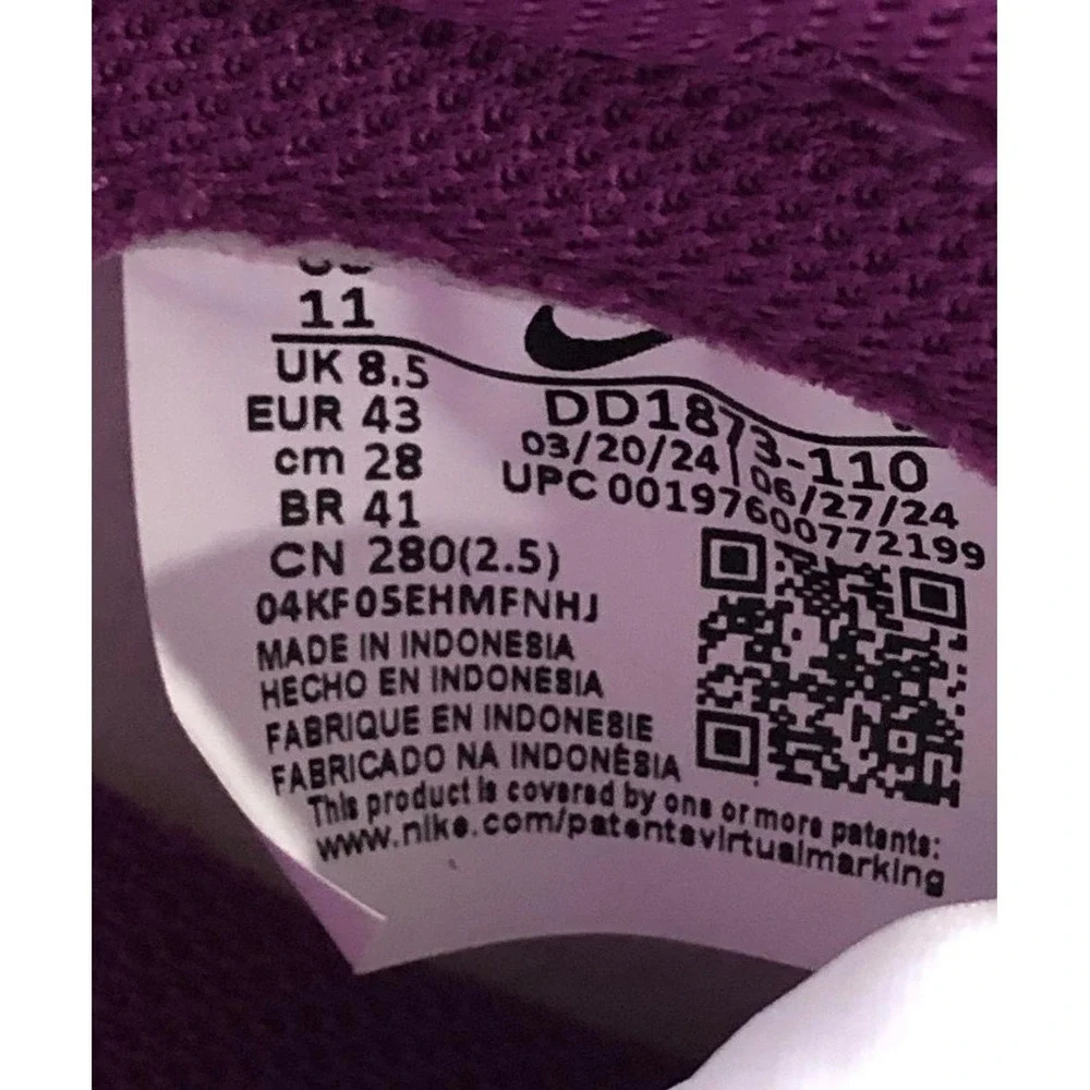 Nike Dunk Low Next Nature White Hot Fuchsia DD1873 110‎ Women's Size 11